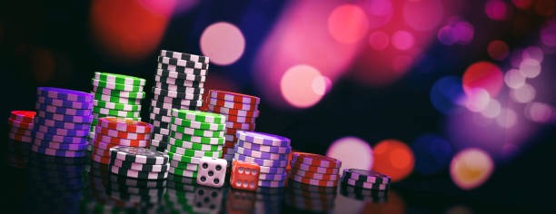 Lightning Dice studio table with dice and digital display